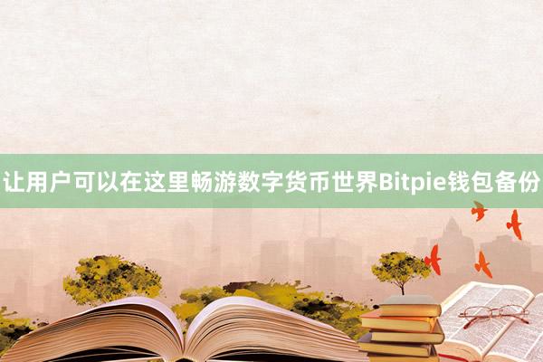 让用户可以在这里畅游数字货币世界Bitpie钱包备份