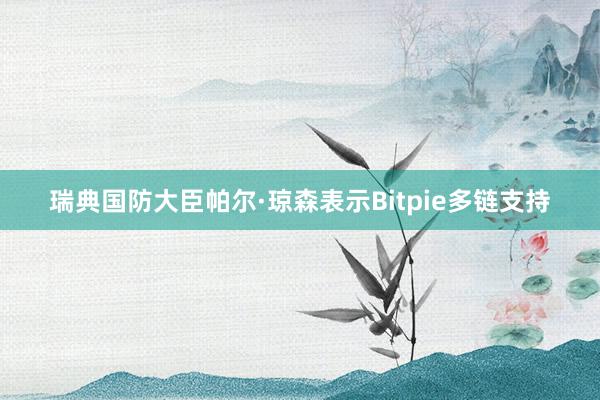 瑞典国防大臣帕尔·琼森表示Bitpie多链支持