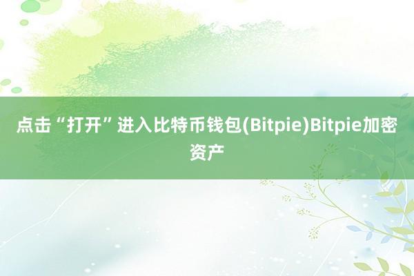 点击“打开”进入比特币钱包(Bitpie)Bitpie加密资产