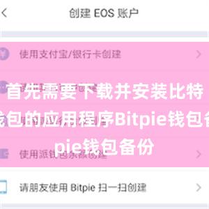 首先需要下载并安装比特派钱包的应用程序Bitpie钱包备份