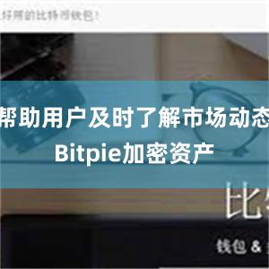 帮助用户及时了解市场动态Bitpie加密资产