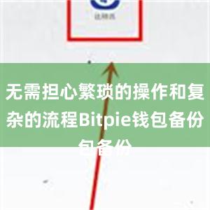 无需担心繁琐的操作和复杂的流程Bitpie钱包备份